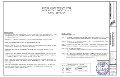 PR Instl Docs FL32490 R2 II 2020.10.15 - AD20-26 - Series 3090 Window Wall - LMI - SS