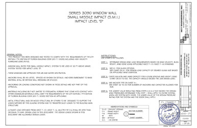 PR Instl Docs FL32490 R2 II 2020.10.15 - AD20-27 - Series 3090 Window Wall - SMI - SS