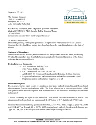 PR TECH DOCS FL32855 R2 AE FBC 2023 CODE COMPLIANCE (TCCI-NI 16-95)