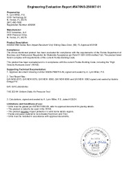 PR TECH DOCS FL33106 R19 AE SGD5470NS DOOR-ENG EVAL - REV C