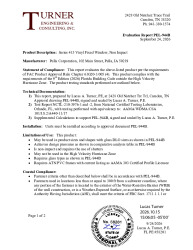 PR TECH DOCS FL33432 R2 AE EVALREPORTPEL944B NI