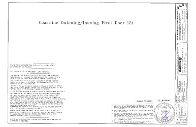 PR INSTL DOCS FL33688 R1 II SS - COASTLINE OS-IS PIVOT (LMI) - DWG W16-09 (2023)