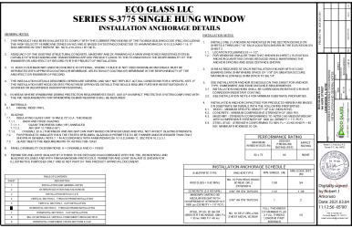 PR Instl Docs FL33812 R7 II ECOGLASS012 Rev0 EcoGlass Series3775 SH ss