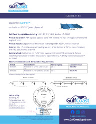 PR TECH DOCS FL33818 R4 AE 26GA GULFPBR 1X4S PLYWOOD NONHVHZ
