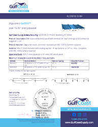 PR TECH DOCS FL33818 R4 AE 26GA GULFPBR PLYWOOD NONHVHZ