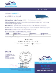 PR TECH DOCS FL33818 R4 AE 26GA GULFWAVE PLYWOOD NONHVHZ