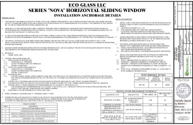 PR Instl Docs FL33999 R7 II ECOGLASS015 Rev0 EcoGlass Series NOVA HS ss