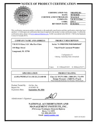 PR CERTIFICATE FL34004 R4 C CAC NI014992-R1