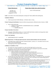 PR TECH DOCS FL34004 R7 AE PER ACE-1031 REV2 ECO GLASS SERIES S-3720 FIXED SS