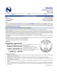 PR TECH DOCS FL3443 R51 AE 2024 08 15 FINAL PEER-GAF-008.A NON-HVHZ FL3443-R51