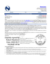 PR TECH DOCS FL3443 R58 AE 2025 10 16 FINAL PEER-GAF-008.A NON-HVHZ FL3443-R58
