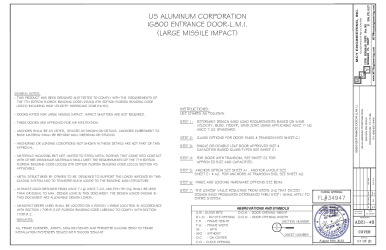 PR Instl Docs FL34947 R3 II IG800 Entrance Door-LMI FL34947 AD21-48 FL34947REV 08.16.2023-ss