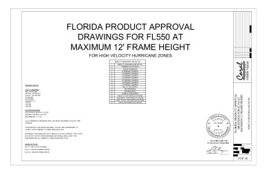 PR Instl Docs FL35066 R1 II 102278 - FL550 HVHZ Drawings (12 ft)