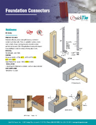 PR Instl Docs FL3557 R24 II 221014 FL 3557.05 Holdowns productsheet 2022