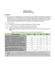 PR Instl Docs FL3557 R29 II FL 3557.21 QuickTie Screws Install