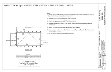 PR INSTL DOCS FL36916 R2 II V300 AWNING INSTALLATION INSTRUCTIONS -2023