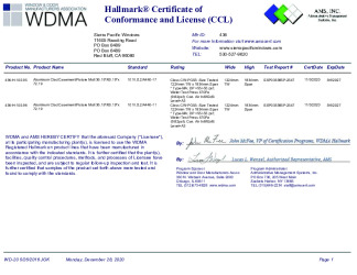 PR CERTIFICATE FL37205 R1 C CAC 436-105.95-.96
