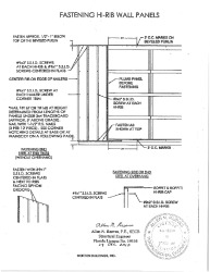 PR Instl Docs FL37256 R1 II 20120002 Hi Rib Wall panels install drwg