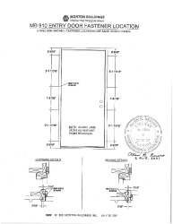 PR INSTL DOCS FL37299 R1 II MB 910 ENTRY FASTENER LOC