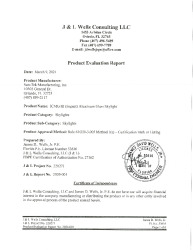 PR INSTL DOCS FL37318 R3 II ICMG III PROD EVAL REPORT 2020-001 REV SS - APPROVED 3.9.21 JW