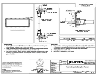 PR Instl Docs FL37324 R2 II Auraline Composite SPD Transom FBC Installs (144x48) 4-29-21