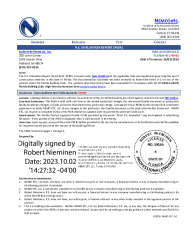 PR Instl Docs FL37886 R1 II 2023 10 02 FINAL PEER-ACTDDN-001.B HVHZ FL37886-R1