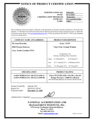 PR CERTIFICATE FL38105 R3 C CAC NI016465