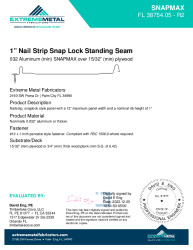 PR Instl Docs FL38754 R2 II 032 SnapMax 12in plywood