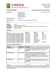 PR TECH DOCS FL39113 R1 AE CTL21001.1 2023 FBC EVAL COATINGS FINAL