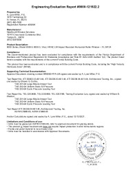 PR TECH DOCS FL39124 R3 AE HR9550 HVHZ LM - ENG EVAL - REV 2
