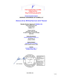 PR INSTL DOCS FL39255 R1 II PBR ROOF PANEL OVER PLYWOOD