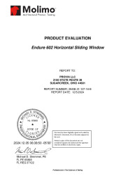 PR TECH DOCS FL39383 R3 AE 29498.01-107-16-B (PROVIA LLC ENDURE HS - EVAL)