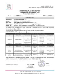 PR TECH DOCS FL39630 R5 AE ECO 650-OUTSWING ENT DOOR-LMI-PA EVR