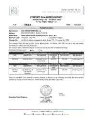 PR TECH DOCS FL39630 R6 AE ECO 950-OUTSWING ENT DOOR-LMI-PA EVR