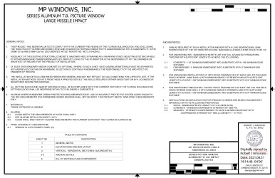 PR INSTL DOCS FL39772 R1 II NL-0141 M.P.WINDOWS-FIXED REV0 SS