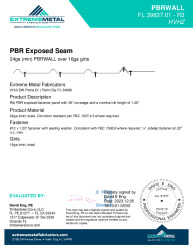 PR Instl Docs FL39837 R3 II 24ga 25ALLPBRWALL 16gaGirts