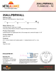 PR Instl Docs FL39863 R2 II 26ga 25ALLPBRWALL 16gaGirts
