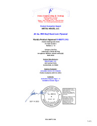 PR TECH DOCS FL40077 R1 AE 26 GA. PBR OVER PLYWOOD