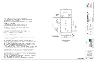 PR INSTL DOCS FL40096 R4 II ECO-GUARD 150 SINGLE HUNG WINDOW-SMI-JA-1844-24-SS1