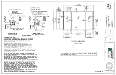 PR Instl Docs FL40097 R3 II SERIES 250 HORIZ ROLLER WINDOW-LMI-JA-1844-24-SS