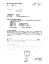 PR INSTL DOCS FL40239 R1 II 102747REV1 - FS400T EVALUATION REPORT