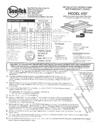 PR Instl Docs FL40265 R2 II HSF2246 inst SS