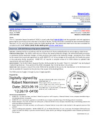 PR TECH DOCS FL40277 R2 AE 2023 09 19 FINAL PEER-CCW-002.A NON-HVHZ FL40277-R2