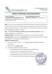 PR TECH DOCS FL40279 R1 AE EVALUATION REPORT  SP60 FIX 2023 SS