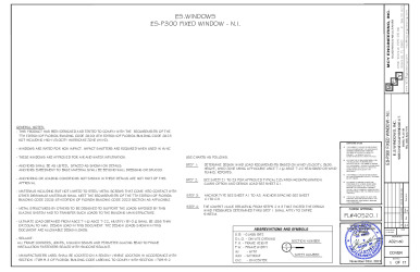 PR Instl Docs FL40520 R2 II ES-P300 FIXED WINDOW NI FL40520.1 AD21-50 REV 11.02.2023-ss