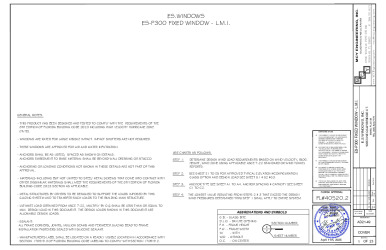 PR INSTL DOCS FL40520 R3 II ES-P300 FIXED WINDOW LMI FL40520.2 AD21-49 REV 04.11.2025-SS