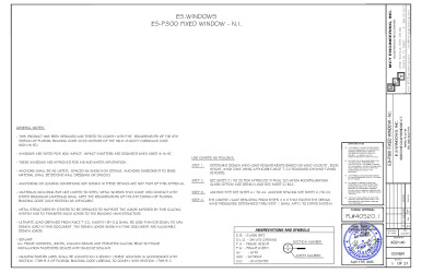 PR Instl Docs FL40520 R3 II ES-P300 FIXED WINDOW NI FL40520.1 AD21-50 REV 04.11.2025-ss