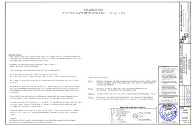 PR INSTL DOCS FL40521 R2 II ES-P300 CASEMENT LMI AND SMI FL40521.1 AD21-51 REV 12.14.2023 SS