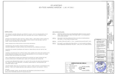 PR Instl Docs FL40522 R5 II ES-P300 AWNING WINDOW LMI and SMI FL40522.1 AD21-53 REV06.13.2025 ss