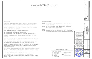 PR Instl Docs FL40522 R6 II ES-P300 AWNING WINDOW LMI and SMI FL40522.1 AD21-53 REV03.28.2026 ss